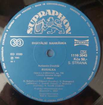 3LP/Caja Antonín Dvořák: Rusalka
