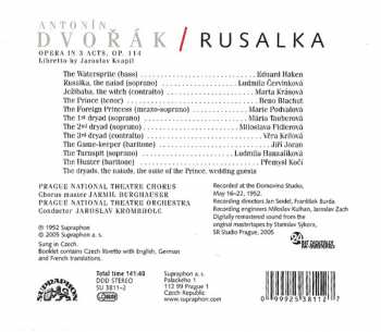 2CD/Caja Antonín Dvořák: Rusalka - Opera In 3 Acts