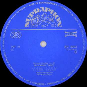 2LP Antonín Dvořák: Slovanské Tance