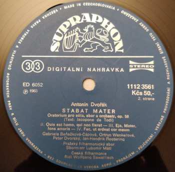 2LP/Caja Antonín Dvořák: Stabat Mater