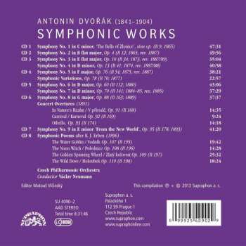 8CD/Caja Antonín Dvořák: Symphonic Works