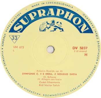 LP Antonín Dvořák: Symfonie E-moll Z Nového Světa