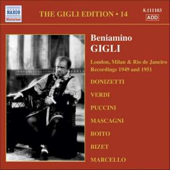 CD Antonio Caldara: Benjamino Gigli- Edition Vol.14