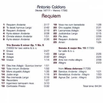 CD Antonio Caldara: Requiem