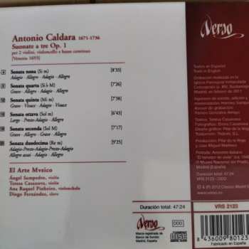 CD Antonio Caldara: Suonate A Tre, Op.1
