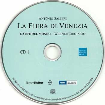 2CD Antonio Salieri: La Fiera Di Venezia