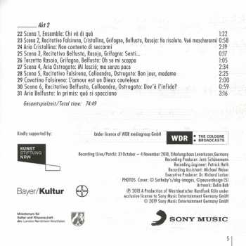 2CD Antonio Salieri: La Fiera Di Venezia