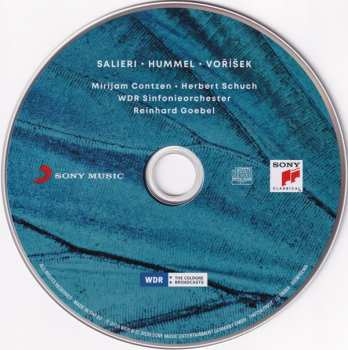 CD WDR Sinfonieorchester Köln: Salieri ∙ Hummel ∙ Voříšek