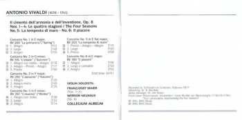 CD Antonio Vivaldi: Le Quattro Stagioni / La Tempesta Di Mare / Il Piacere
