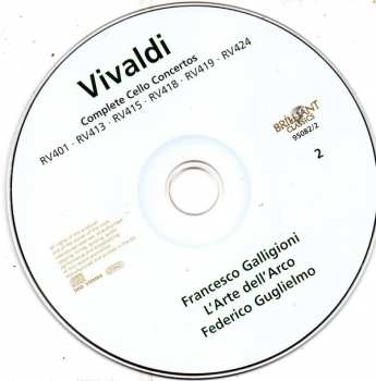 4CD/Caja Antonio Vivaldi: Complete Cello Concertos