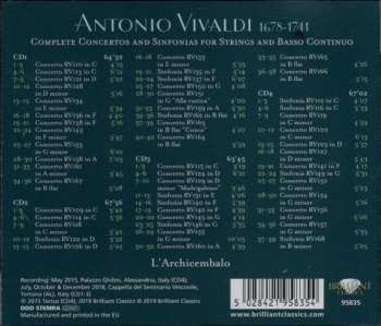 4CD/Caja Antonio Vivaldi: Complete Concertos And Sinfonias For Strings And Basso Continuo