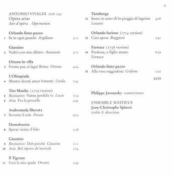 CD Antonio Vivaldi: Heroes