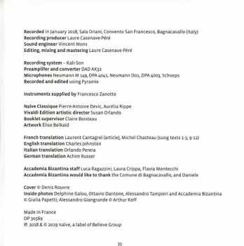 CD Antonio Vivaldi: Musica Sacra Per Alto