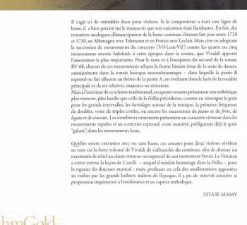 CD Antonio Vivaldi: Sonata A Tre 'La Follia'