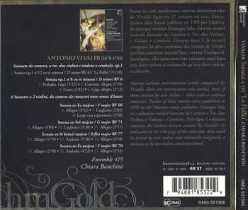 CD Antonio Vivaldi: Sonata A Tre 'La Follia'