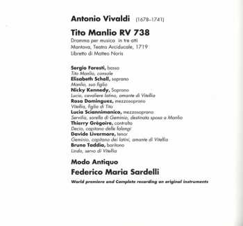 3CD/Caja Antonio Vivaldi: Tito Manlio