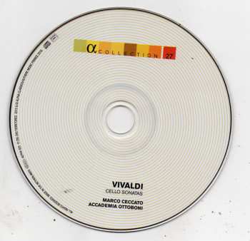 CD Antonio Vivaldi: Cello Sonatas