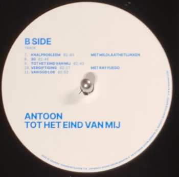 LP Antoon: Tot Het Eind Van Mij