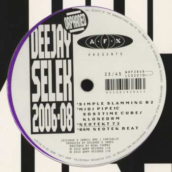 LP Aphex Twin: Orphaned Deejay Selek 2006-08