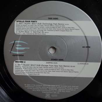 2LP Apollo 440: Ain't Talkin' Bout Dub