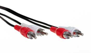 Técnica de áudio AQ CA43012  2x Rca - 2x RCA, 1,2m