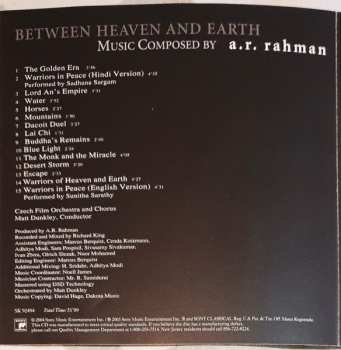 CD A.R. Rahman: Between Heaven And Earth