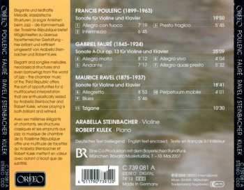 CD Maurice Ravel: Fauré, Poulenc, Ravel