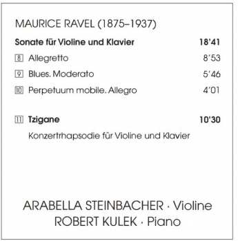 CD Maurice Ravel: Fauré, Poulenc, Ravel