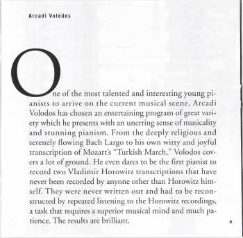 CD Arcadi Volodos: Piano Transcriptions