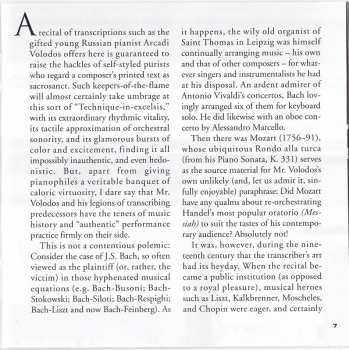 CD Arcadi Volodos: Piano Transcriptions