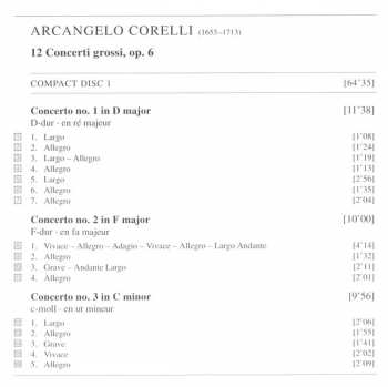 2CD Arcangelo Corelli: 12 Concerti Grossi, Op. 6