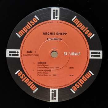 LP Archie Shepp: Fire Music