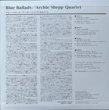 2LP Archie Shepp Quartet: Blue Ballads LTD