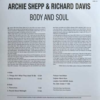 LP Archie Shepp: Body And Soul