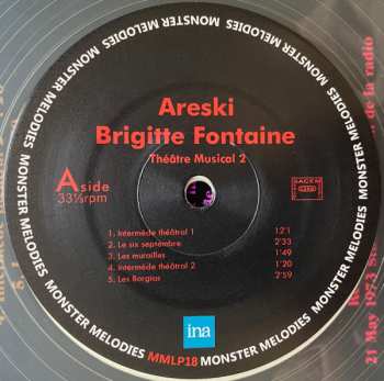 LP Areski - Brigitte Fontaine: Théâtre Musical 2 CLR