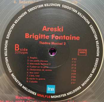 LP Areski - Brigitte Fontaine: Théâtre Musical 2 CLR