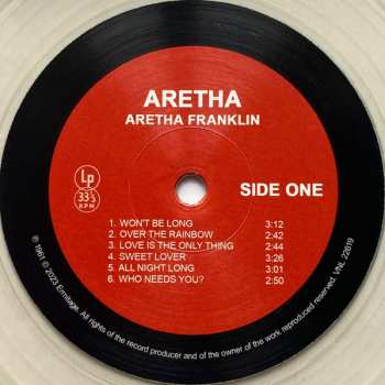 LP Aretha Franklin: Aretha Franklin CLR