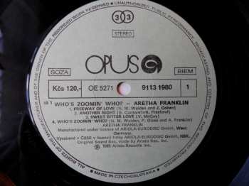 LP Aretha Franklin: Who's Zoomin' Who?