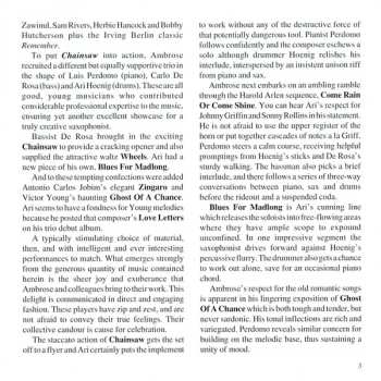 CD Ari Ambrose: Chainsaw