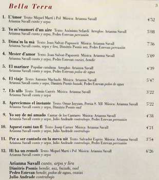 CD Arianna Savall: Bella Terra