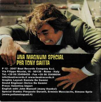 CD Armando Trovaioli: Una Magnum Special Per Tony Saitta (Original Motion Picture Soundtrack)