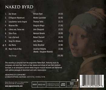 CD Armonico Consort: Naked Byrd