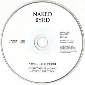 CD Armonico Consort: Naked Byrd