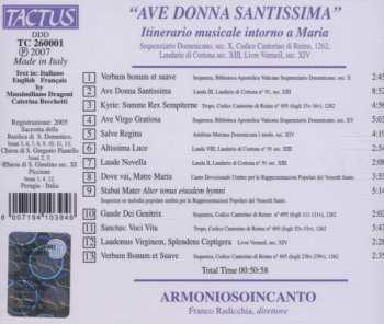 CD Armoniosoincanto: Ave Donna Santissima (Itinerario Musicale Intorno A Maria)