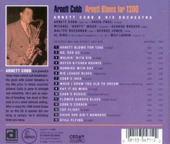 CD Arnett Cobb: Arnett Blows For 1300