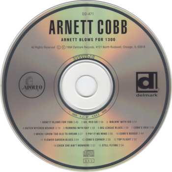 CD Arnett Cobb: Arnett Blows For 1300