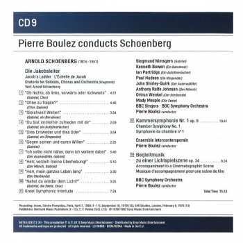 11CD/Caja Arnold Schoenberg: Pierre Boulez conducts Schoenberg