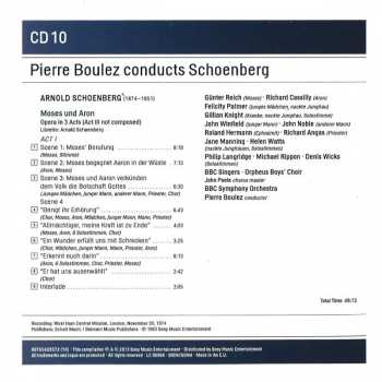 11CD/Caja Arnold Schoenberg: Pierre Boulez conducts Schoenberg