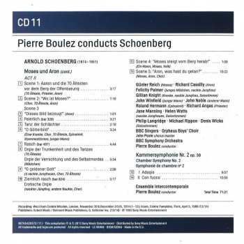 11CD/Caja Arnold Schoenberg: Pierre Boulez conducts Schoenberg
