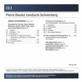 11CD/Caja Arnold Schoenberg: Pierre Boulez conducts Schoenberg